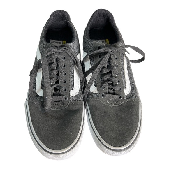 Vans Old Skool Gray White Ortholite‎ Deluxe Comfort Low Top Skateboarding - Picture 1 of 7
